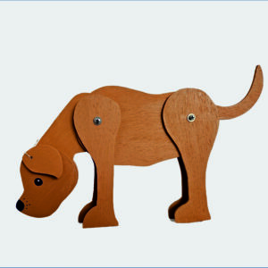 Kleiner Holz-WUFF