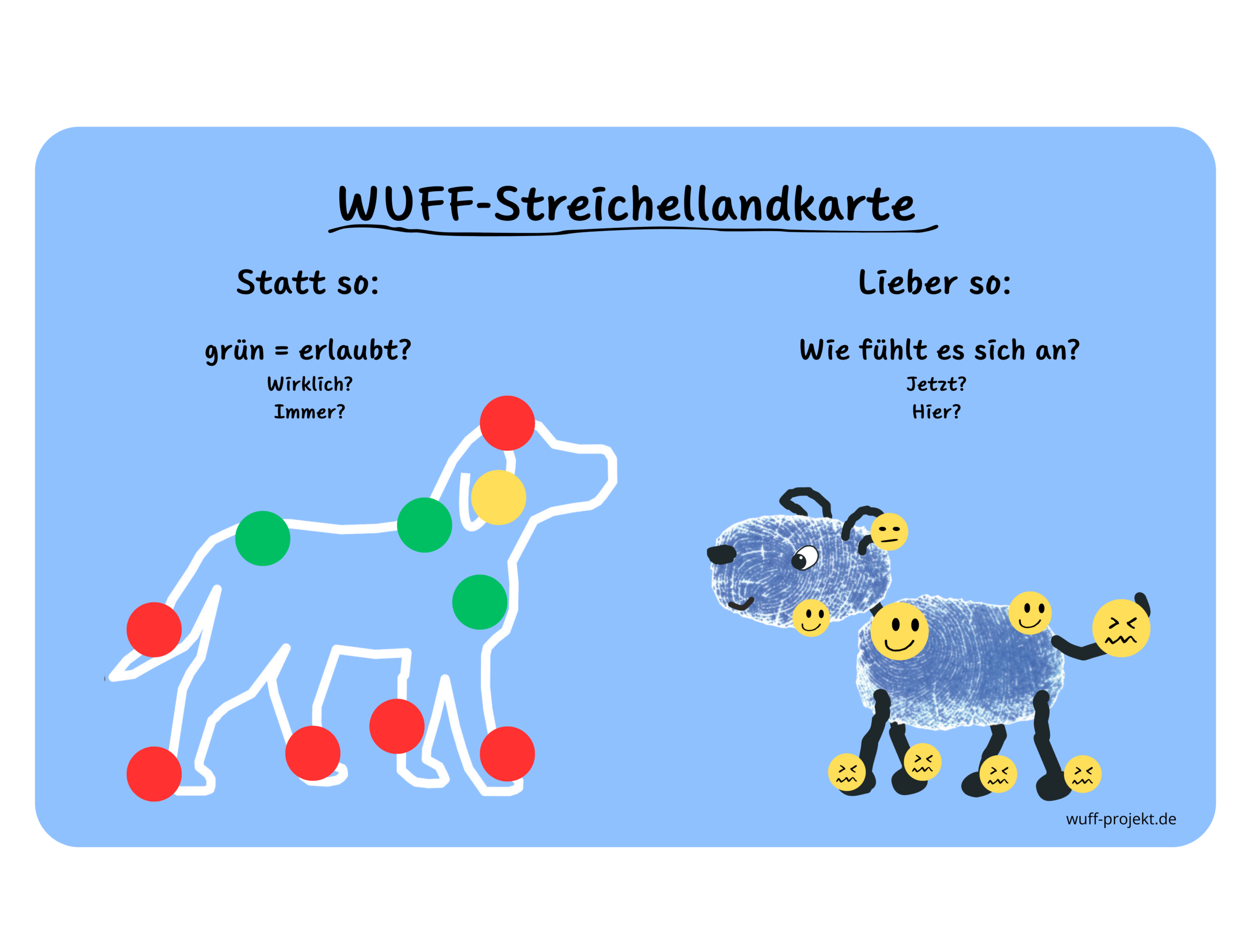 WUFF-Streichellandkarte mit Haftstickern – Bild 8